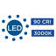 Delphine Single Frosted Dimmable LED Bath Bar-32041579