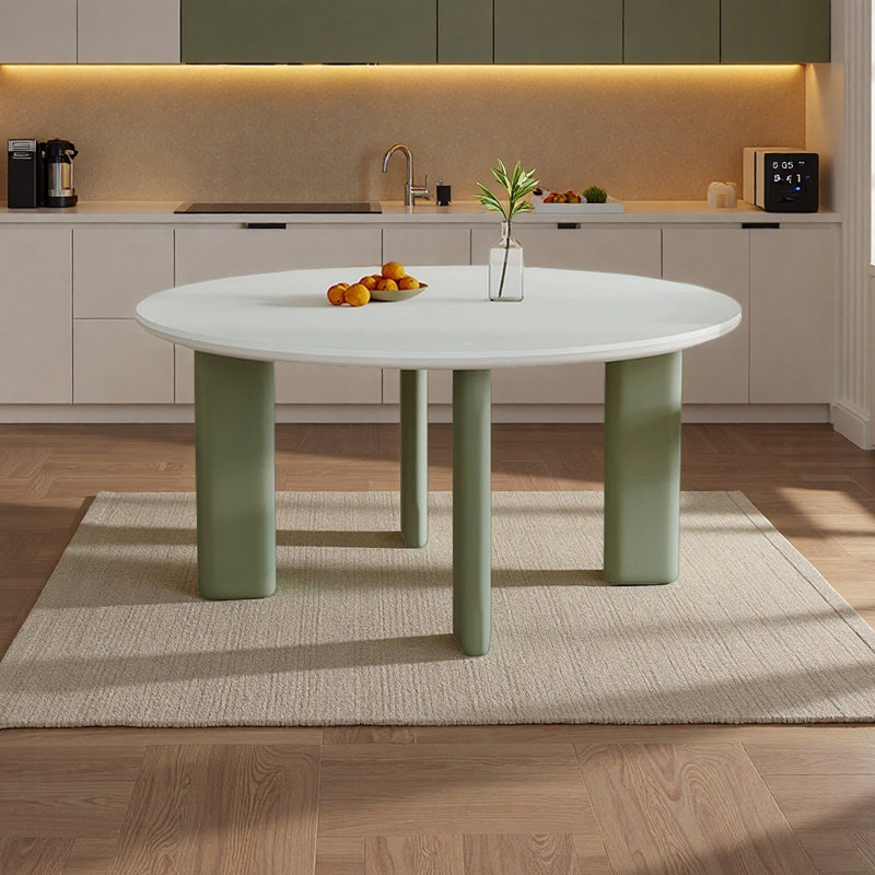Table de salle à manger moderne et minimaliste, 29,52 po H x 47,24 po L x 47,24 po l