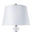 Ensemble de lampes standard argenté 11" Temples