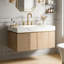 Meuble-lavabo flottant avec espace de rangement multifonctionnel et 3 trous de robinet pré-percés-1701394663-1701394682
