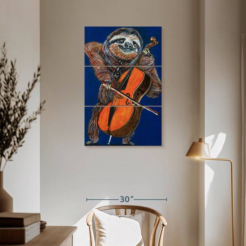 Brampt Slow Yo Ma, 57" H x 36" W