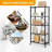 Mashli 28'' W Steel Shelving Unit with Wheels