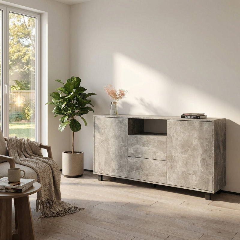 Buffet 67 po avec finition mate