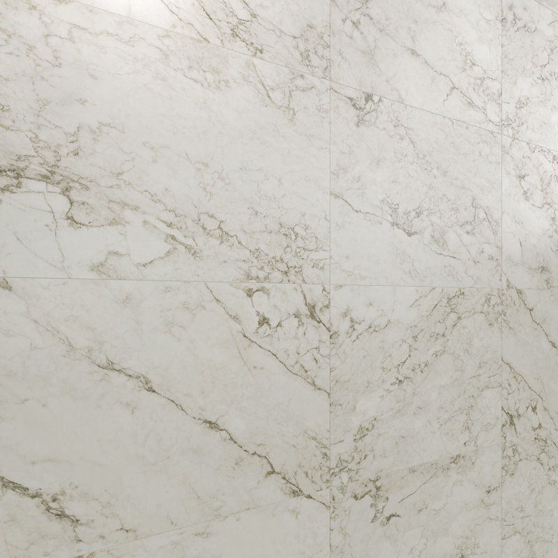 Marfino 24x48 Matte Marble Look Porcelain Tile, Breccia Campraia