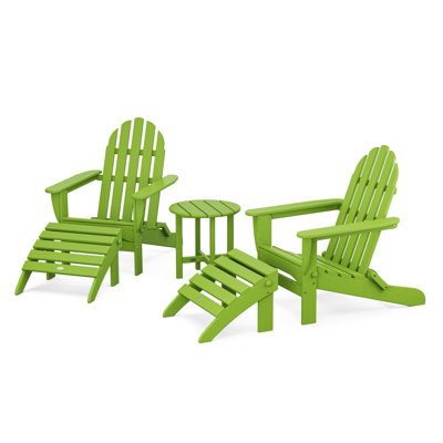 POLYWOOD Classic Adirondack 5-Piece Casual Set