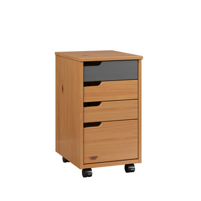 Commode de rangement en bois massif Kerena