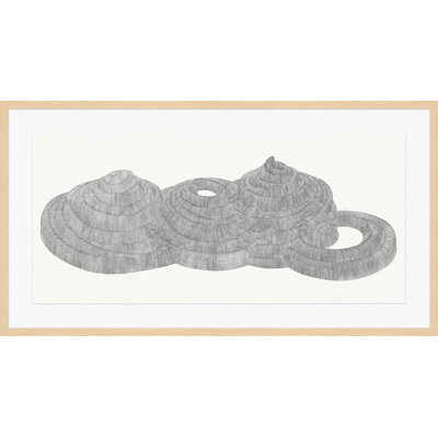 Furrows And Shells Print by Leslie Snipes