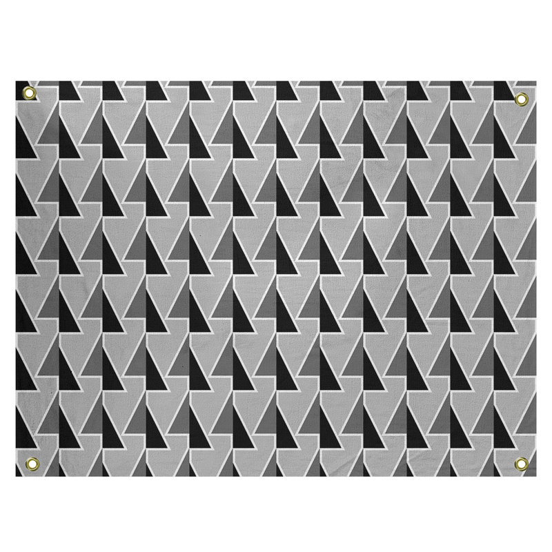Tapisserie, H 26 po x l 36 po, Noir