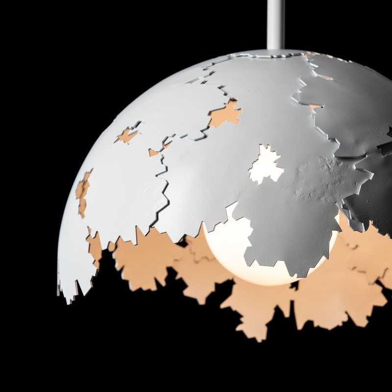 Pangea 1 - Light Dome Pendant, White
