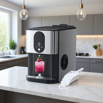 Havato Nugget Ice Maker Make Ice Efficiently, Be Ready For Ice Available In 15-20 Mins For 1-2 Cups Of Drink
