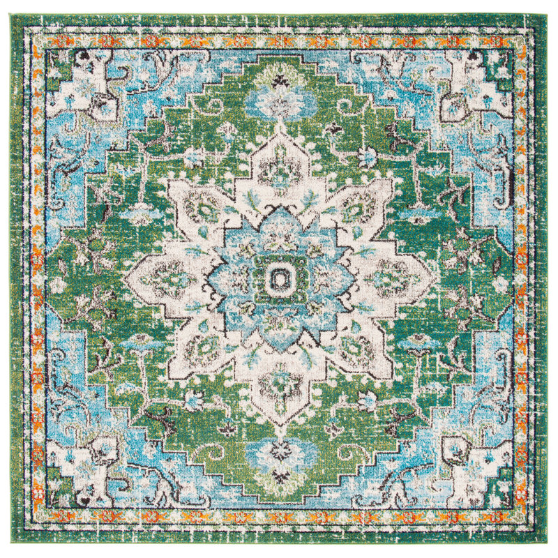 Madison Performance Oriental Rug, Square 10'
