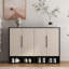 Armoire à chaussures moderne avec tablettes réglables pour le vestibule, le salon et la chambre à coucher