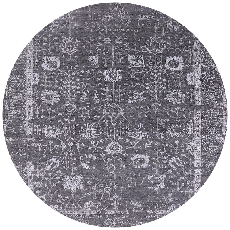 Aramayis Oriental Indoor Rug, Round 8'