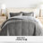 7-Piece Reversible Bedding Bundle - Solid Comforter and Patterned Sheet Set-99311802-99311813