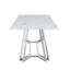 Skrolan Rectangular Glass Top Dining Table-1174766659-1174766684
