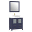 Ensemble de meuble-lavabo simple avec miroir -116868046-62326234