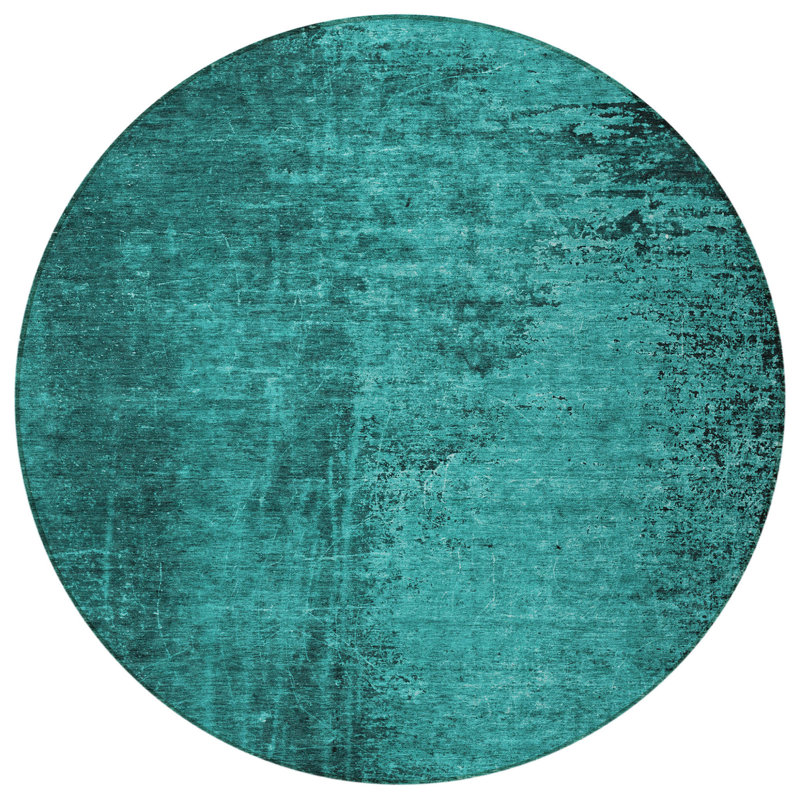 Tapis extérieur rond 8 pi