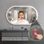 Miroir de salle de bain 40 po x 24 po à DEL avec lumières anti-buée