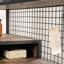 Bureau en L, finition brune