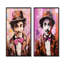 Chocolat Chaplin - ensemble de 2 impressions sur toile de célébrités-102572202-102572198