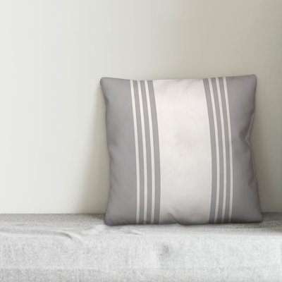 Farmhouse Stripe Throw Pillow
