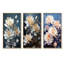 Lotus Bliss Unveilé - lot de 3 impressions sur toile de lotus-685414373-685414169