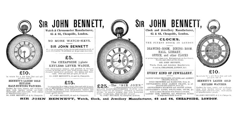 1920s Pocket Watch From Sir John Bennett Ltd | 340814 |  Sellingantiques.co.uk