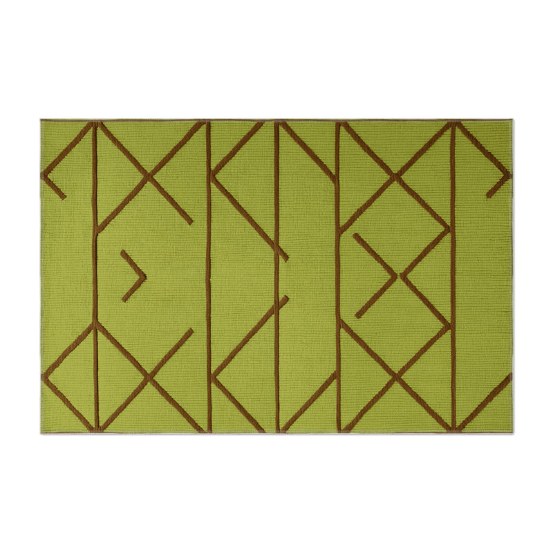 Tapis vert intérieur et extérieur Trellis, Rectangle 5 pi x 7 pi
