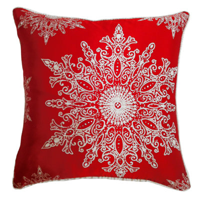 Holiday Elegance Throw Pillow