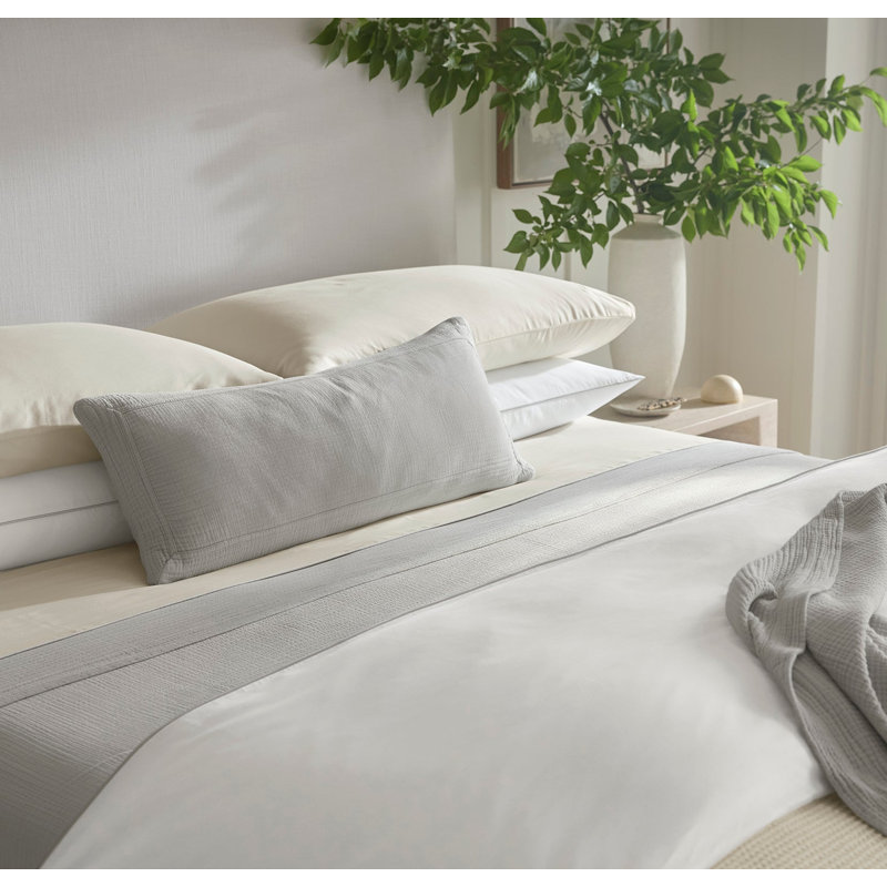 Signature Embellished Sheet Set, Queen Sheet Set with 4 Additional Pieces, Cream