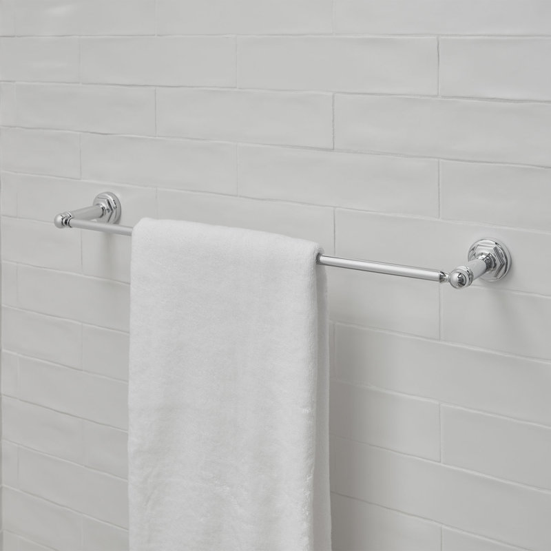 Oak Hill Towel Bar 24", Polished Chrome
