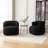 Bryonie Upholstered Swivel Barrel Chair-2039606045
