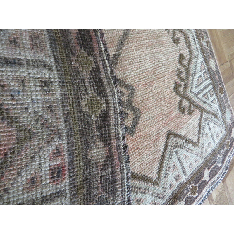 Tapis oriental rose noué à la main 3 pi 9 po x 11 pi 9 po EC09B2459CA143488B7ACCCD75F3B633