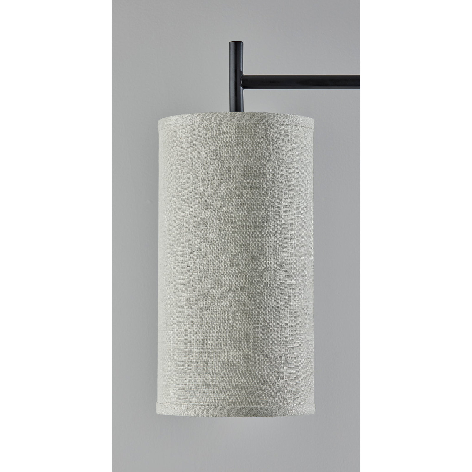 Elina 65'' Floor Lamp, Black, Beige