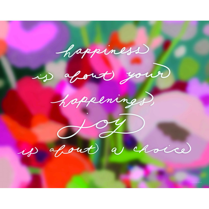 " Happiness Is " by Kamdon Kreations, 30" H x 40" W  