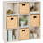  9-Cube Bookshelf, Display Storage Organizer W/ 3 Removable Back Panels - -162719391-162719361