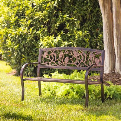 Ico Bird Friends Garden Metal Bench