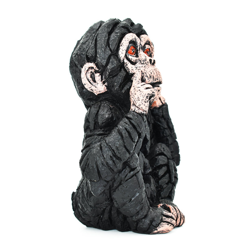 Statue Adam et ses amis, décoration en résine sauvage | 1 pièce | Thimping Chimp