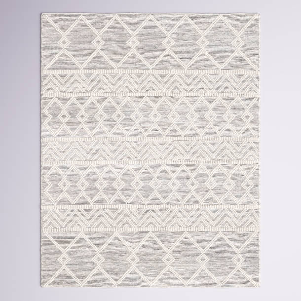 Steelside™ Rudy Machine Woven Performance Ivory Rug & Reviews | Wayfair