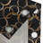 Union Rustic Abstract Grommet Curtain Motifs in Earthy Colors Black Umber Taupe-402614584