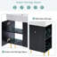 Meuble-lavabo 21,6 po avec lavabo en céramique-312684887