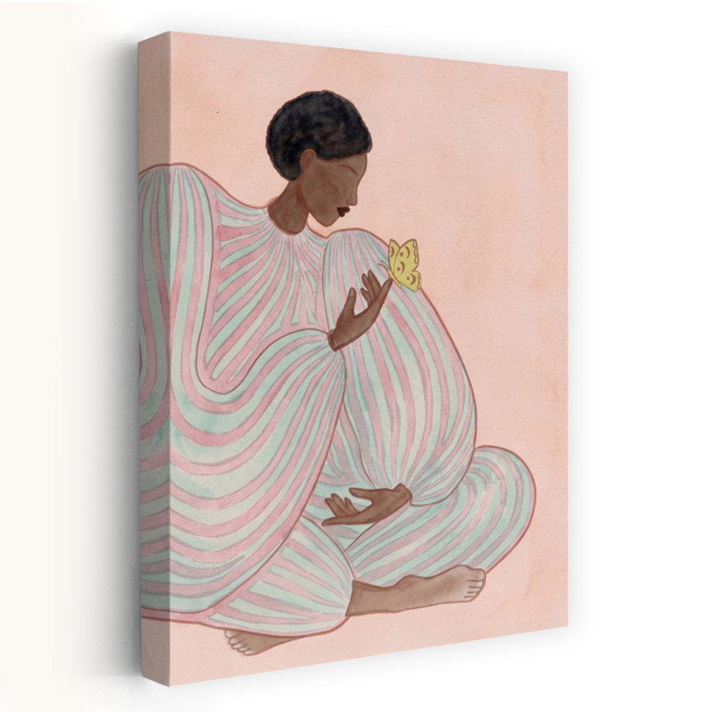«Serene Expectation Minimalist Peaceful Serene», art mural