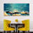 " Blue Sunshine Landscape Abstract Multi Piece Canvas Print " 3 - Pieces-93059947