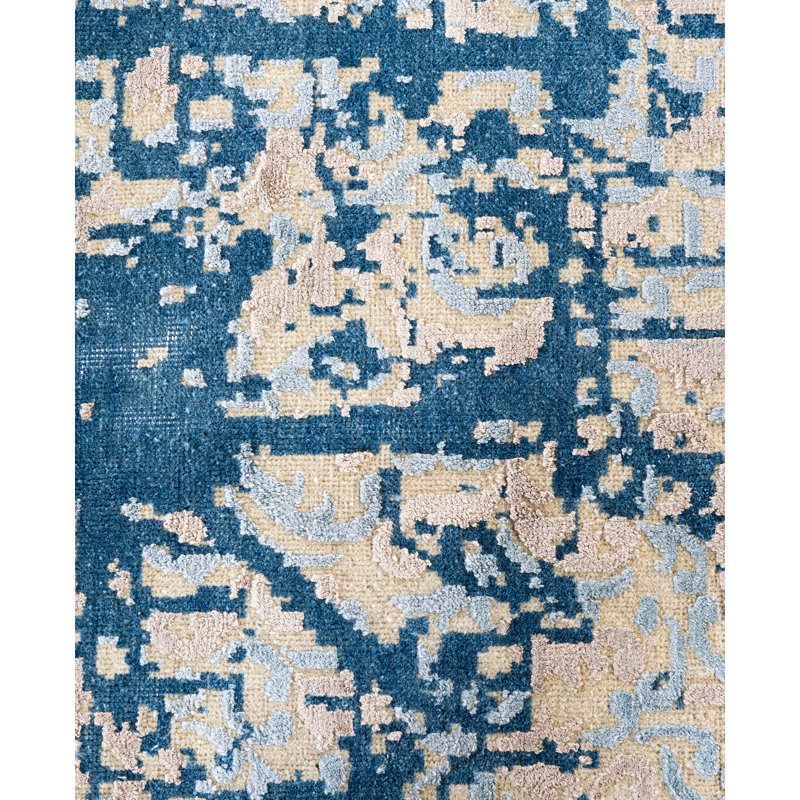 Overdyed One-of-a-Kind 8' 1" x 10' 3" Hand Knotted Area Rug