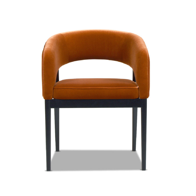 Chaise de salle à manger en tonneau Mirah