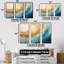 Golden Sapphire Surge V - Abstract Art-107738314-107738308