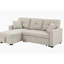 Canapé-lit et chaise longue réversible de 85 po de large Areebe-803994431
