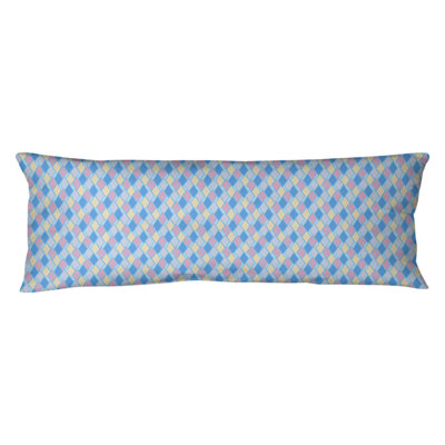 Coussin lombaire diamants rétro