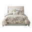 7 édredons - mélange de coton texturé très grand et gris, taupe, crème, 1 jupe de lit et 3 coussins décoratifs-124917949