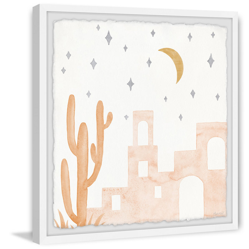 Stargazing - Single Picture Frame Painting, 30cm H x 30cm W x 3.81cm D